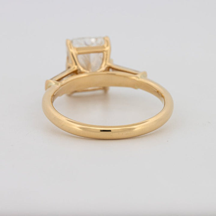 2.50 CT Radiant Cut Trilogy Solitaire (LG) - ZIZOV DIAMONDS