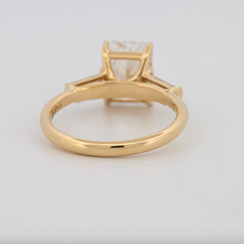 2.50 CT Radiant Cut Trilogy Solitaire (LG) - ZIZOV DIAMONDS