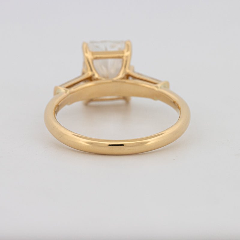 2.50 CT Radiant Cut Trilogy Solitaire (LG) - ZIZOV DIAMONDS