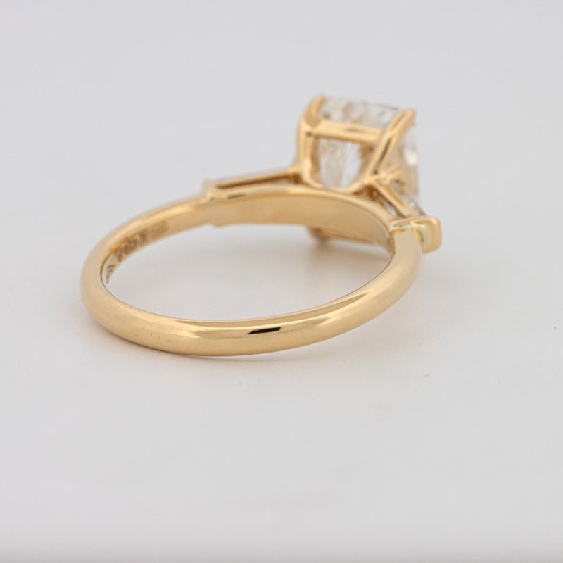 2.50 CT Radiant Cut Trilogy Solitaire (LG) - ZIZOV DIAMONDS