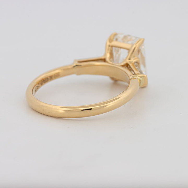 2.50 CT Radiant Cut Trilogy Solitaire (LG) - ZIZOV DIAMONDS