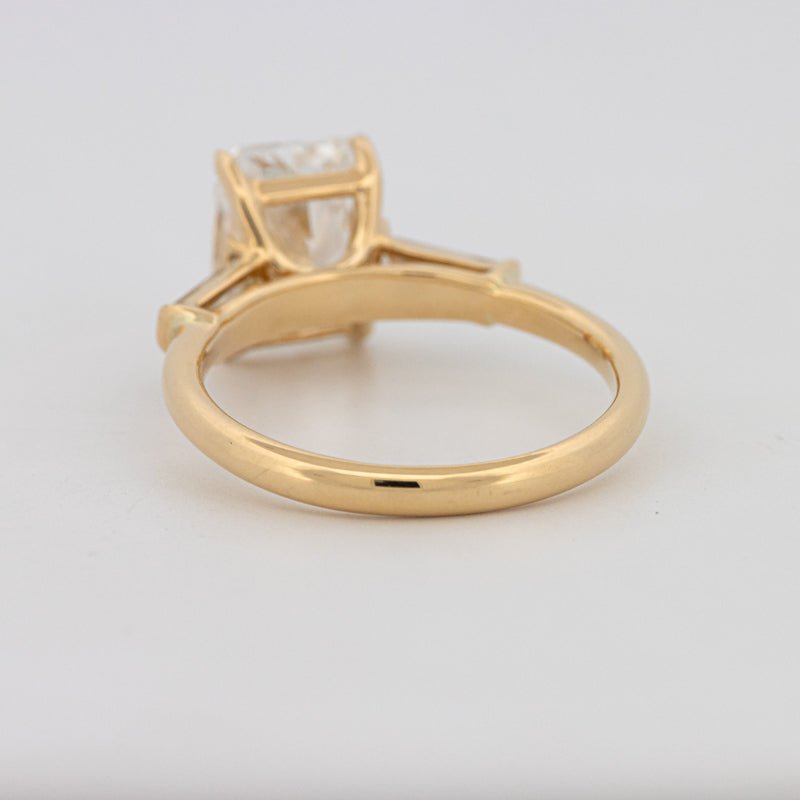 2.50 CT Radiant Cut Trilogy Solitaire (LG) - ZIZOV DIAMONDS