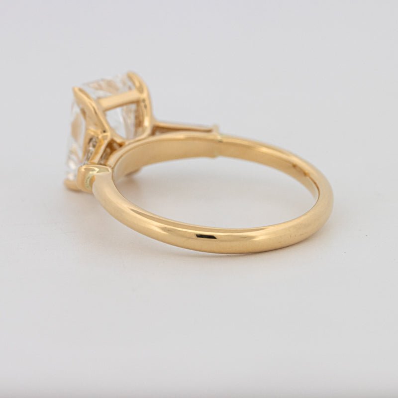 2.50 CT Radiant Cut Trilogy Solitaire (LG) - ZIZOV DIAMONDS