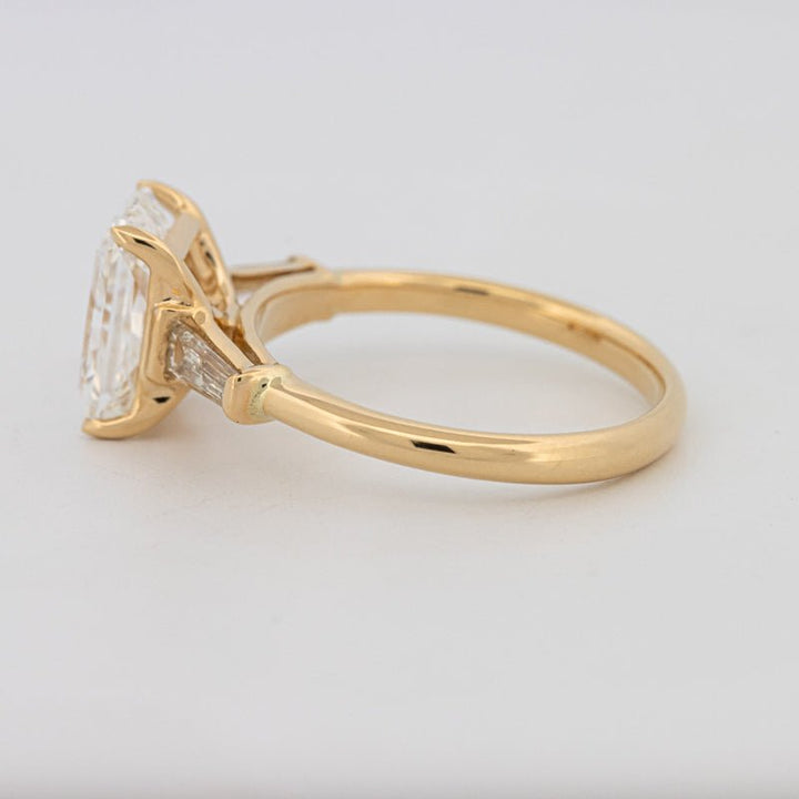 2.50 CT Radiant Cut Trilogy Solitaire (LG) - ZIZOV DIAMONDS