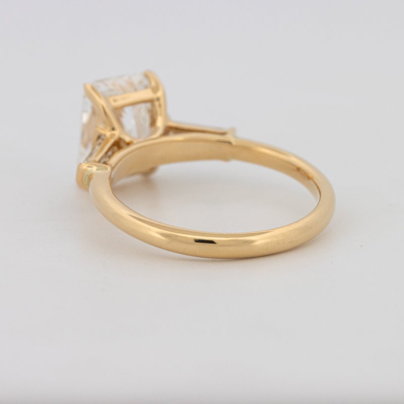 2.50 CT Radiant Cut Trilogy Solitaire (LG) - ZIZOV DIAMONDS