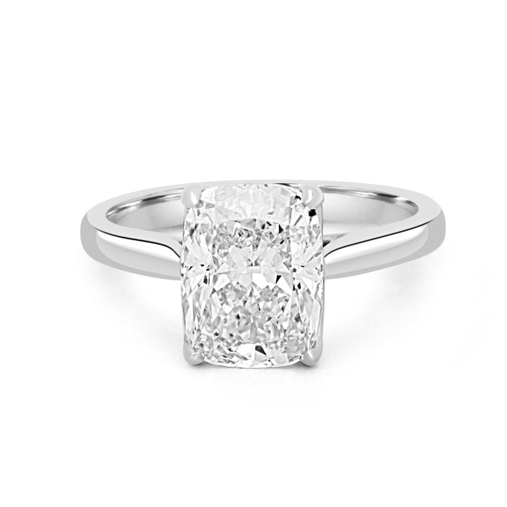3 CT Classic Cushion Cut Solitaire (LG) - ZIZOV DIAMONDS
