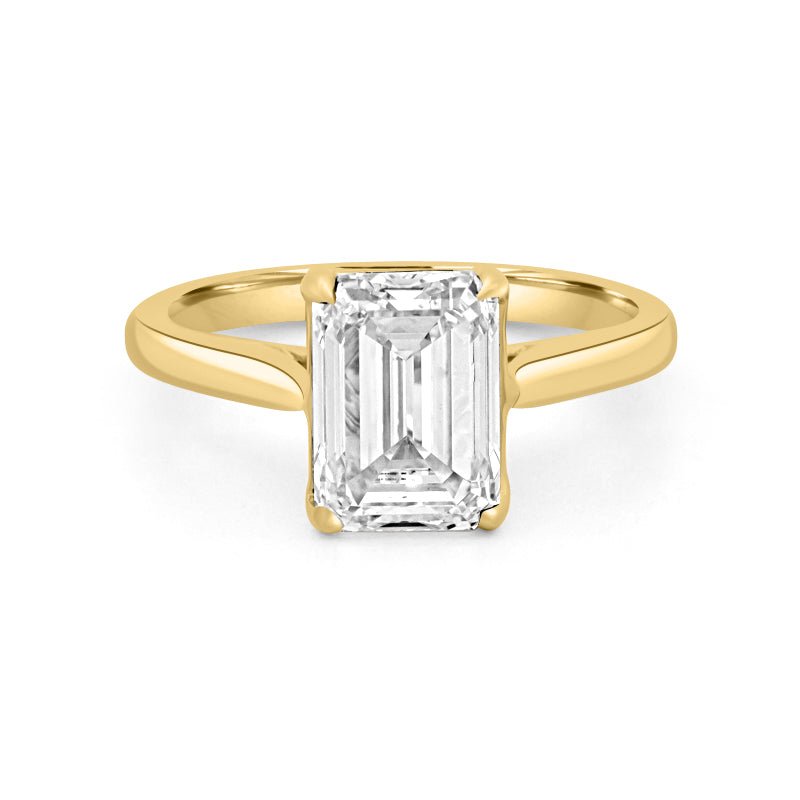 3 CT Classic Emerald Cut Solitaire (LG) - ZIZOV DIAMONDS