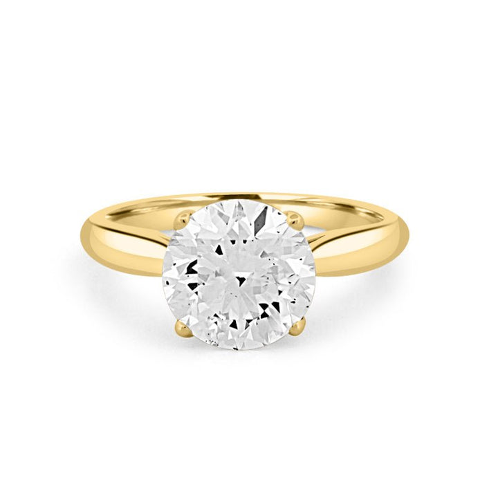 3 CT Classic Round Solitaire (LG) - ZIZOV DIAMONDS