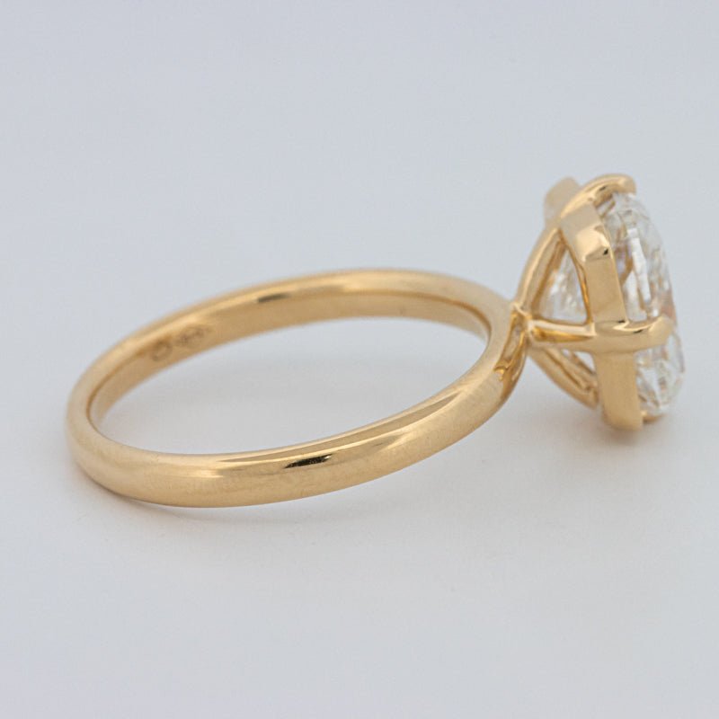 3 CT "Compass" Cushion Cut Solitaire (LG) - ZIZOV DIAMONDS