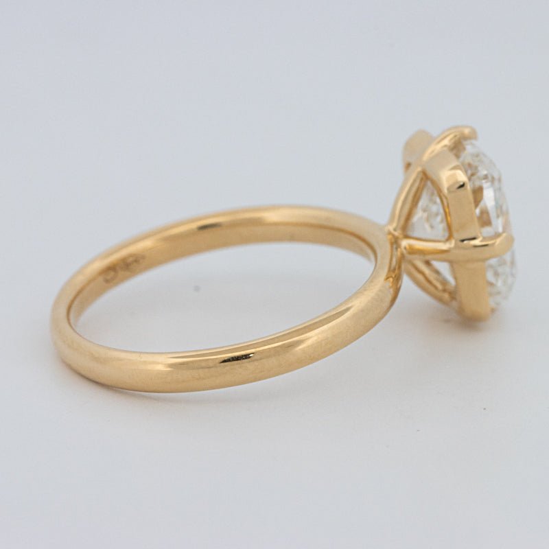 3 CT "Compass" Cushion Cut Solitaire (LG) - ZIZOV DIAMONDS