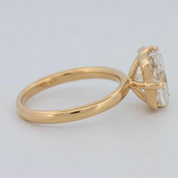 3 CT "Compass" Cushion Cut Solitaire (LG) - ZIZOV DIAMONDS