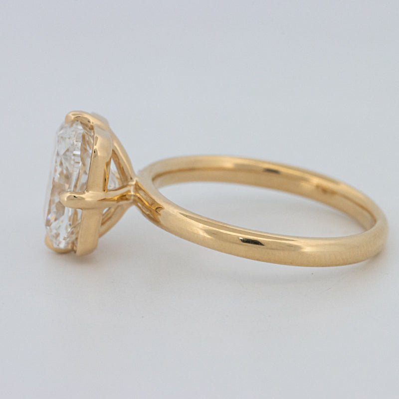 3 CT "Compass" Cushion Cut Solitaire (LG) - ZIZOV DIAMONDS