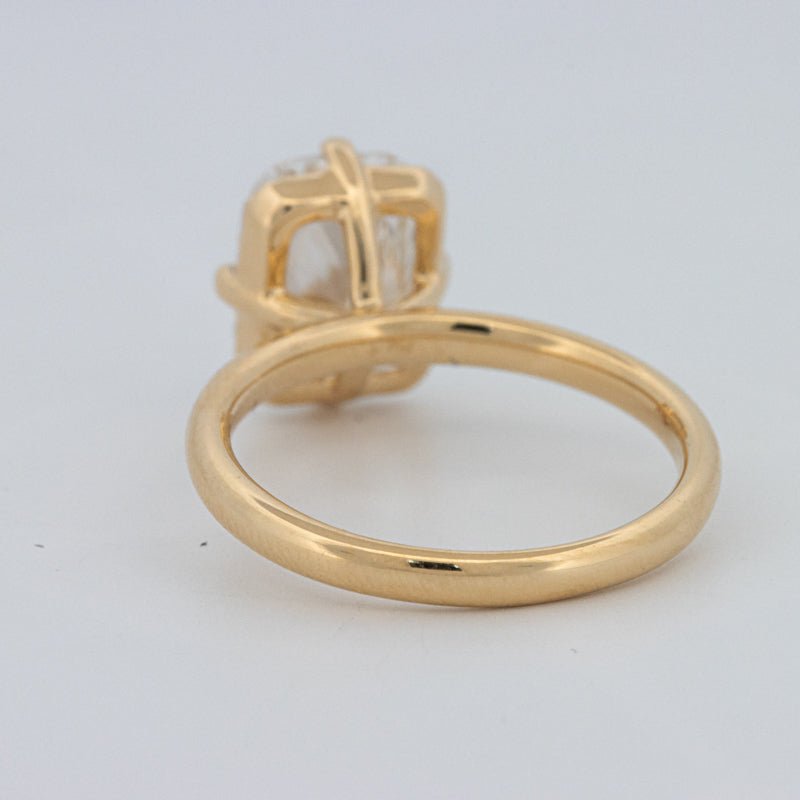 3 CT "Compass" Cushion Cut Solitaire (LG) - ZIZOV DIAMONDS