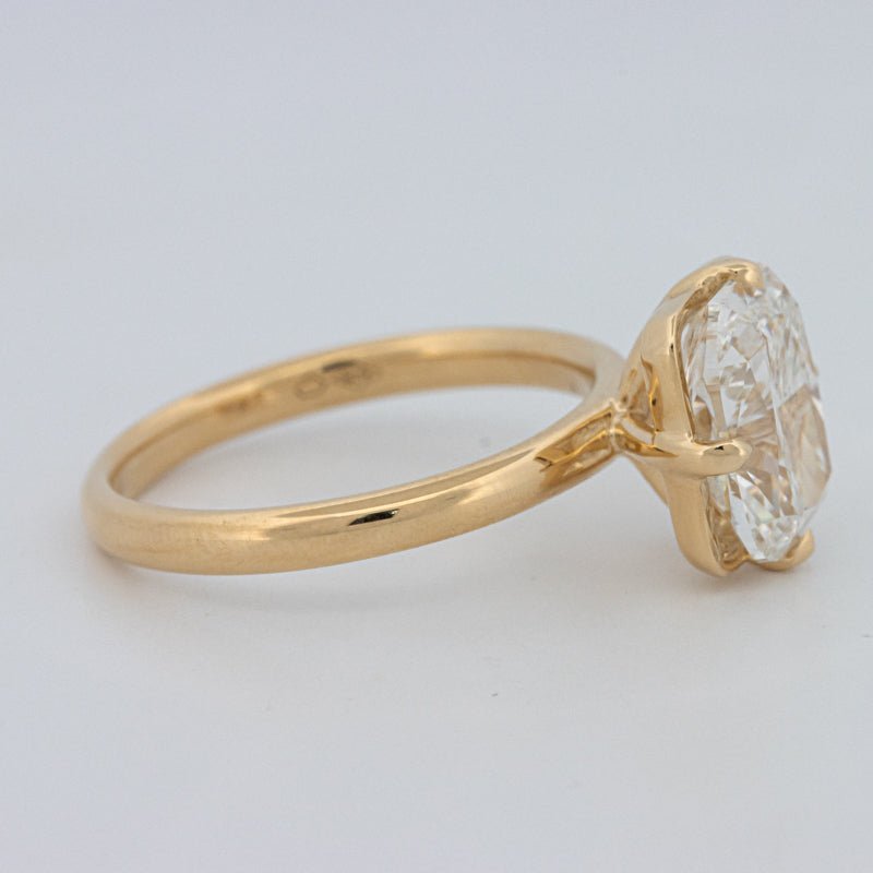 3 CT "Compass" Cushion Cut Solitaire (LG) - ZIZOV DIAMONDS