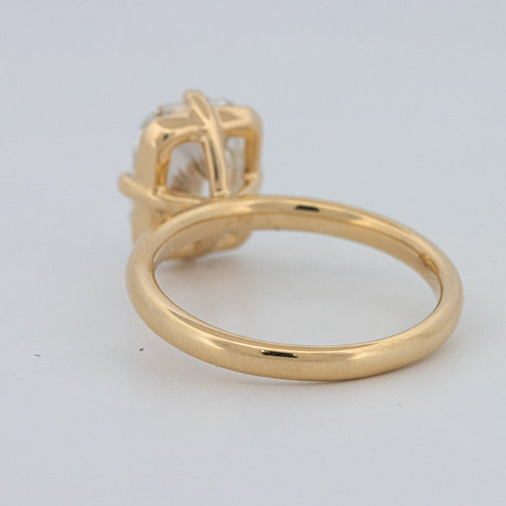 3 CT "Compass" Cushion Cut Solitaire (LG) - ZIZOV DIAMONDS