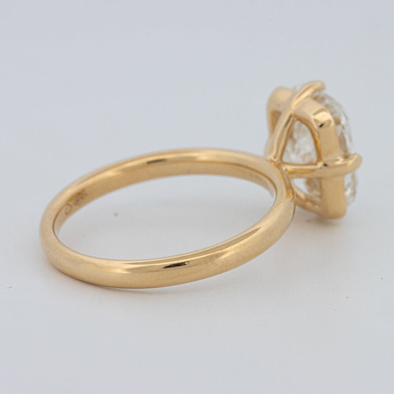 3 CT "Compass" Cushion Cut Solitaire (LG) - ZIZOV DIAMONDS