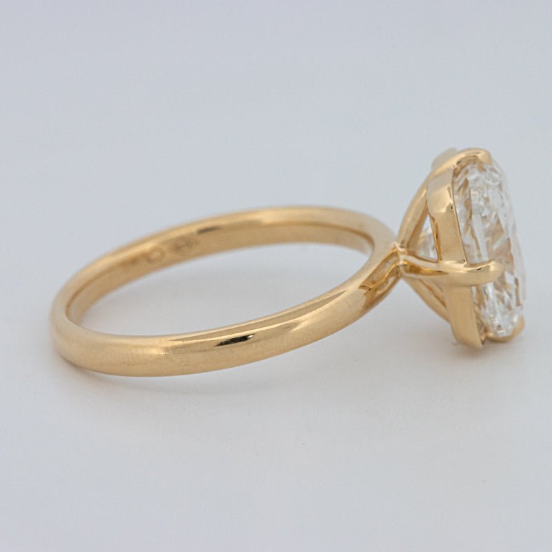 3 CT "Compass" Cushion Cut Solitaire (LG) - ZIZOV DIAMONDS