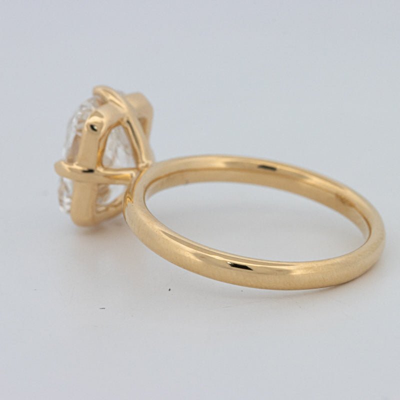 3 CT "Compass" Cushion Cut Solitaire (LG) - ZIZOV DIAMONDS