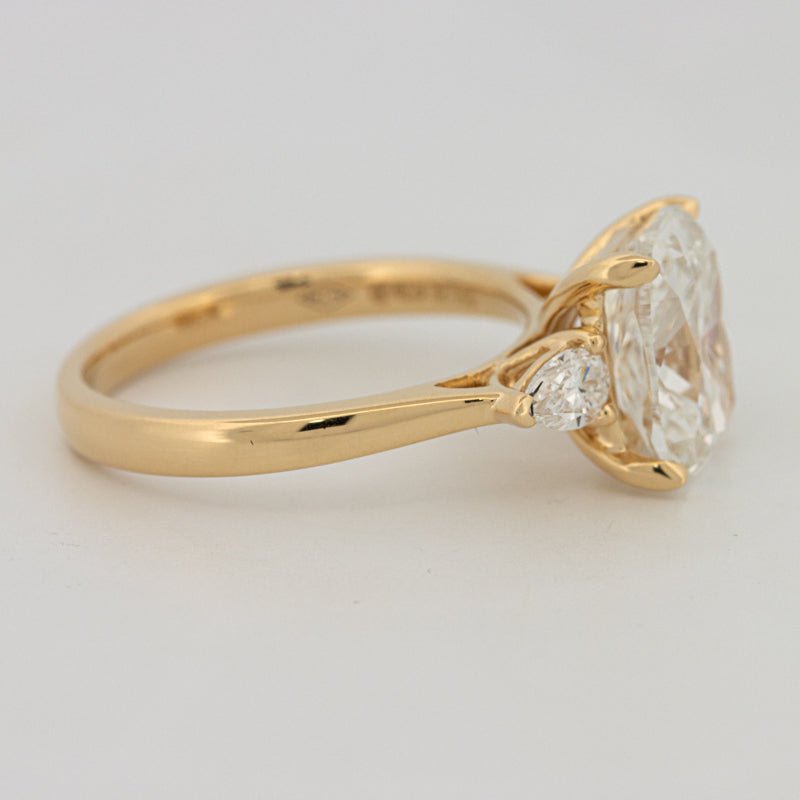 3 CT Cushion Cut Trilogy Solitaire (LG) - ZIZOV DIAMONDS