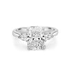 3 CT Cushion Cut Trilogy Solitaire (LG) - ZIZOV DIAMONDS