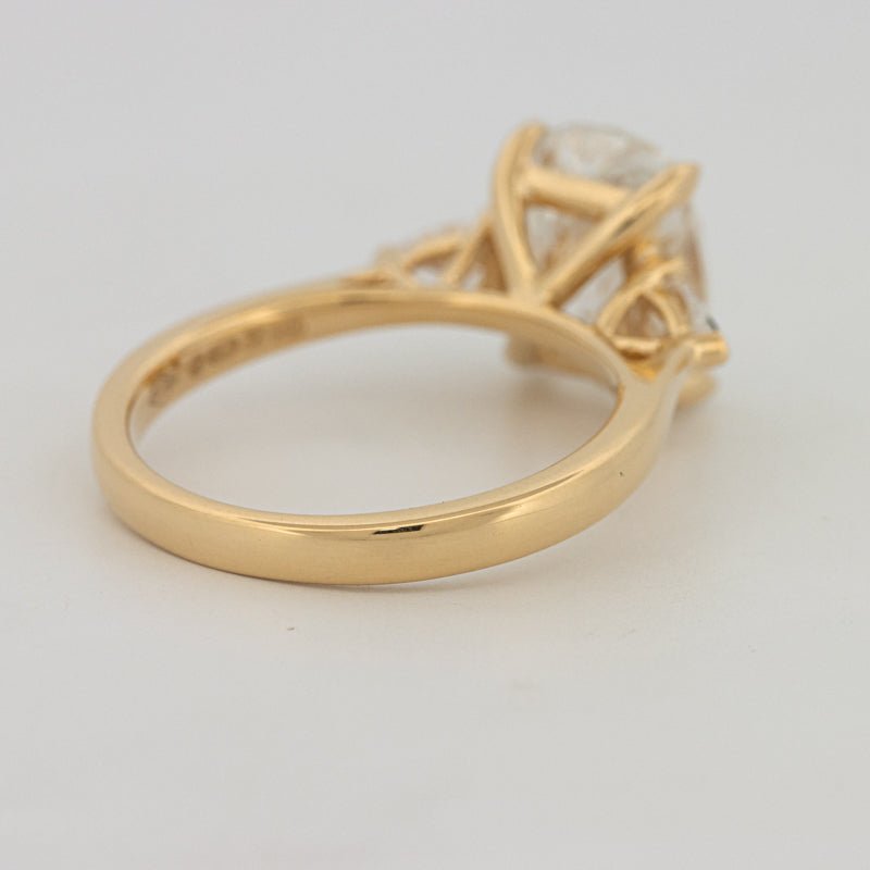 3 CT Cushion Cut Trilogy Solitaire (LG) - ZIZOV DIAMONDS