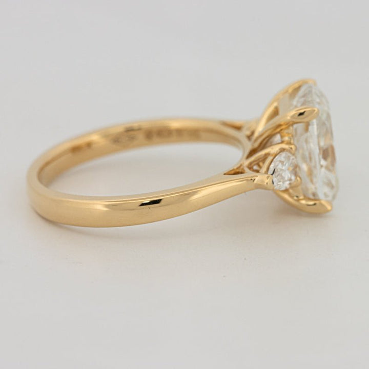 3 CT Cushion Cut Trilogy Solitaire (LG) - ZIZOV DIAMONDS