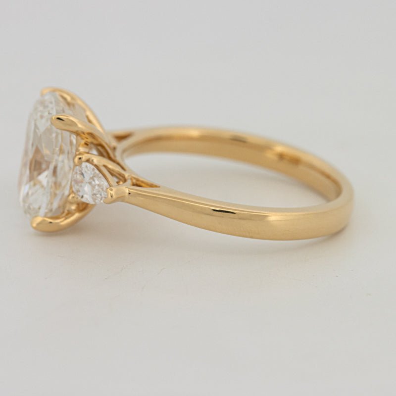 3 CT Cushion Cut Trilogy Solitaire (LG) - ZIZOV DIAMONDS