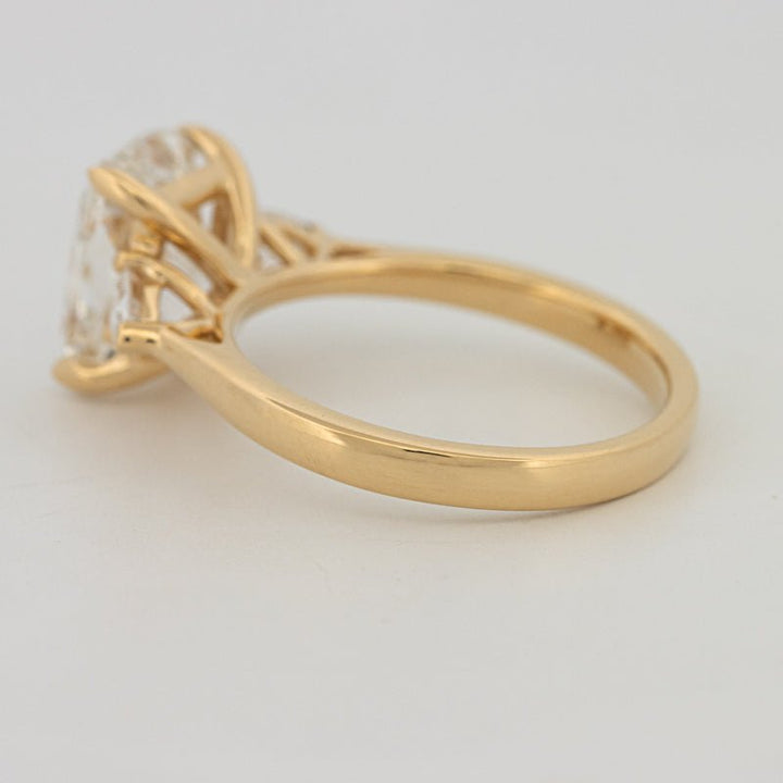 3 CT Cushion Cut Trilogy Solitaire (LG) - ZIZOV DIAMONDS