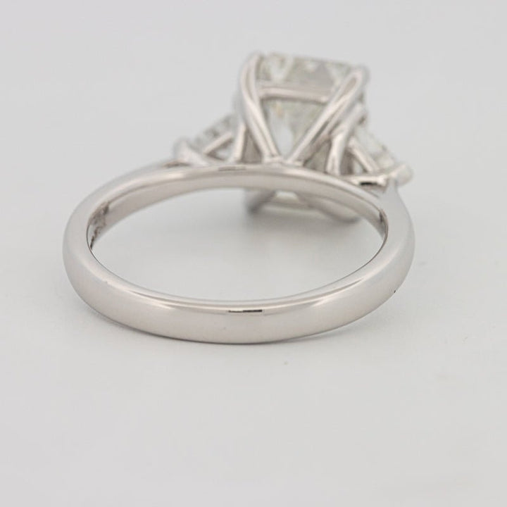 3 CT Emerald Cut Trilogy Solitaire (LG) - ZIZOV DIAMONDS