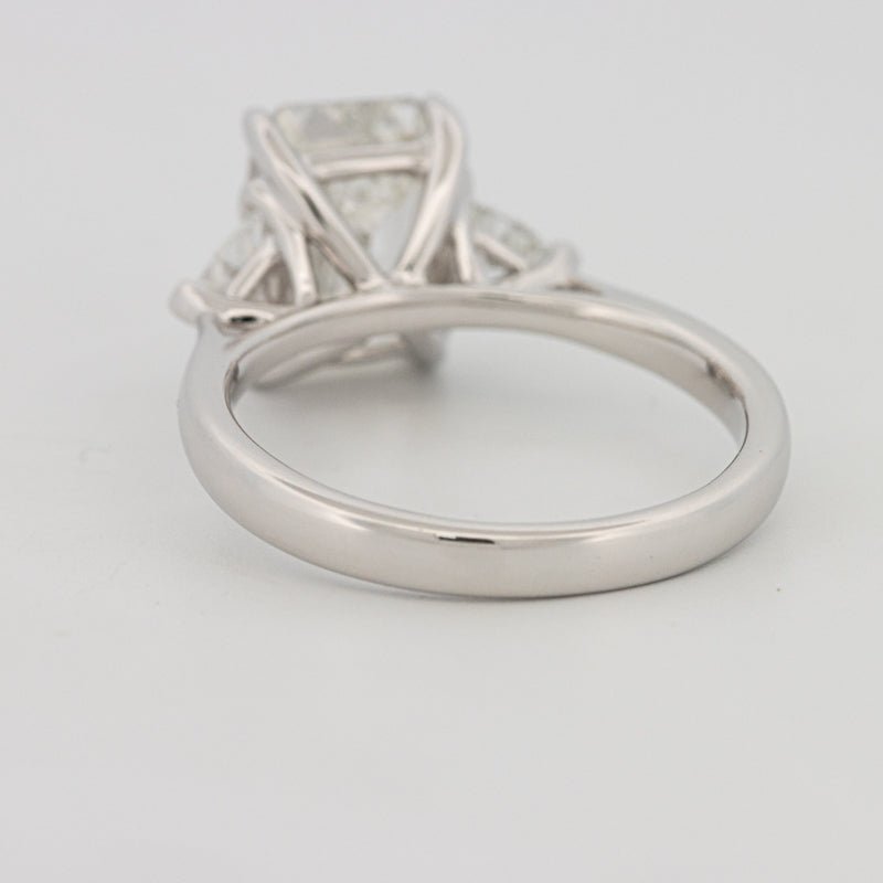 3 CT Emerald Cut Trilogy Solitaire (LG) - ZIZOV DIAMONDS