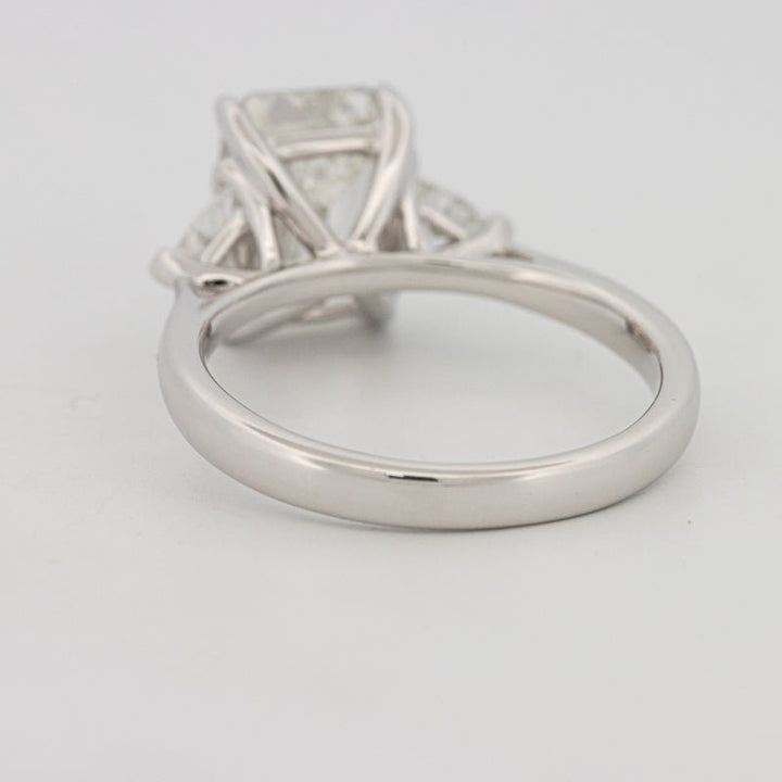 3 CT Emerald Cut Trilogy Solitaire (LG) - ZIZOV DIAMONDS