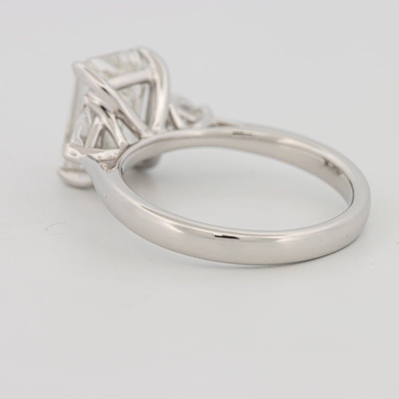 3 CT Emerald Cut Trilogy Solitaire (LG) - ZIZOV DIAMONDS