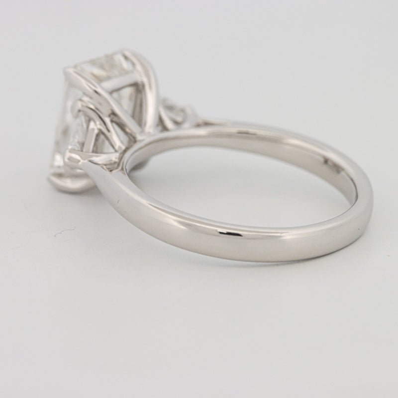 3 CT Emerald Cut Trilogy Solitaire (LG) - ZIZOV DIAMONDS
