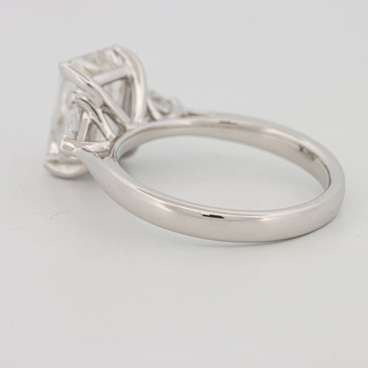 3 CT Emerald Cut Trilogy Solitaire (LG) - ZIZOV DIAMONDS