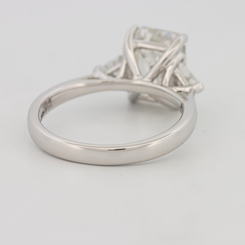 3 CT Emerald Cut Trilogy Solitaire (LG) - ZIZOV DIAMONDS