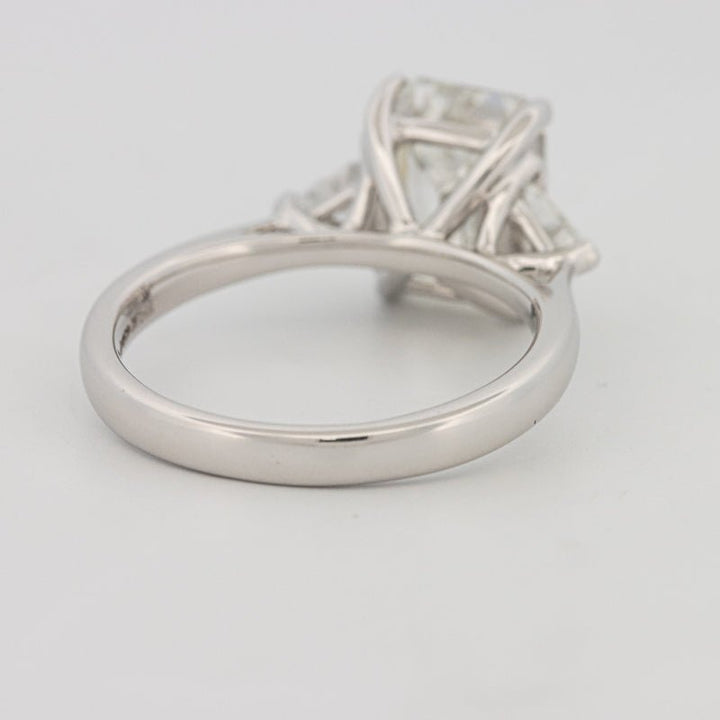 3 CT Emerald Cut Trilogy Solitaire (LG) - ZIZOV DIAMONDS