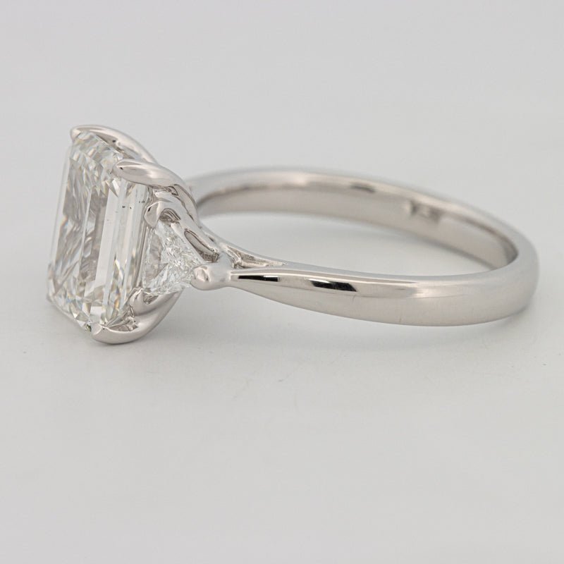 3 CT Emerald Cut Trilogy Solitaire (LG) - ZIZOV DIAMONDS