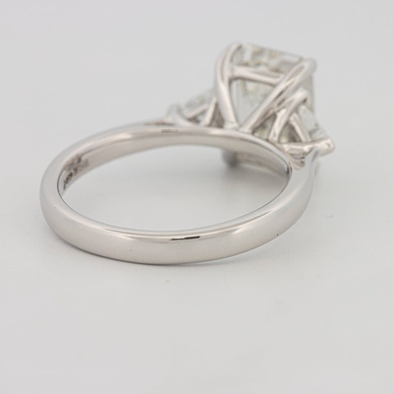 3 CT Emerald Cut Trilogy Solitaire (LG) - ZIZOV DIAMONDS