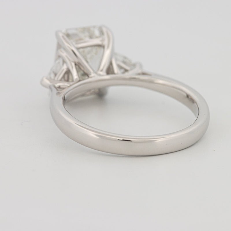 3 CT Emerald Cut Trilogy Solitaire (LG) - ZIZOV DIAMONDS