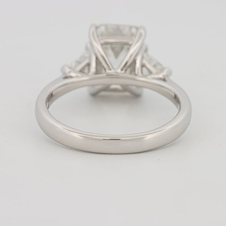 3 CT Emerald Cut Trilogy Solitaire (LG) - ZIZOV DIAMONDS