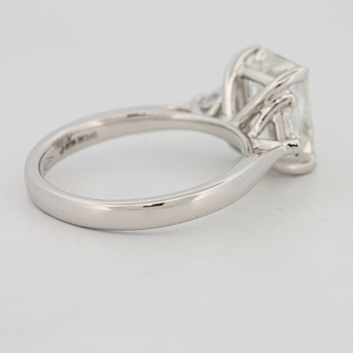 3 CT Emerald Cut Trilogy Solitaire (LG) - ZIZOV DIAMONDS