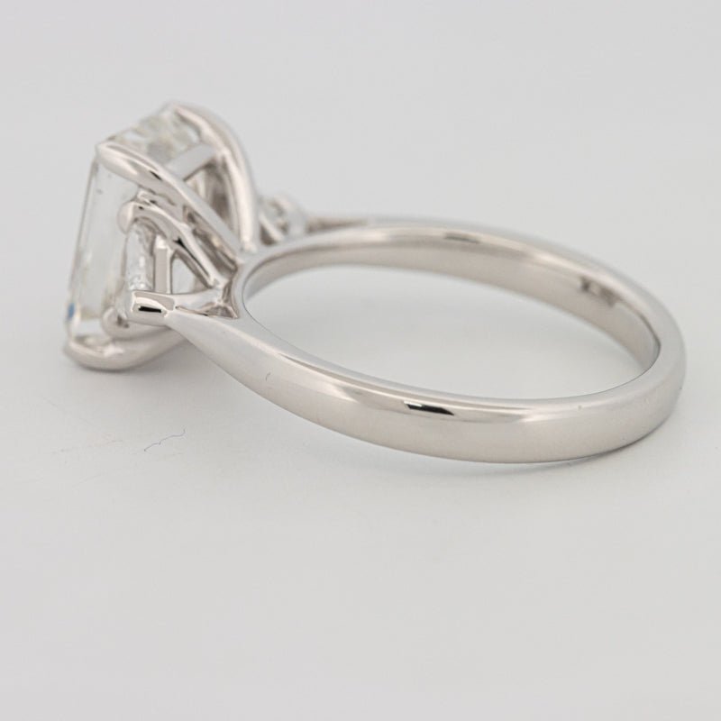 3 CT Emerald Cut Trilogy Solitaire (LG) - ZIZOV DIAMONDS