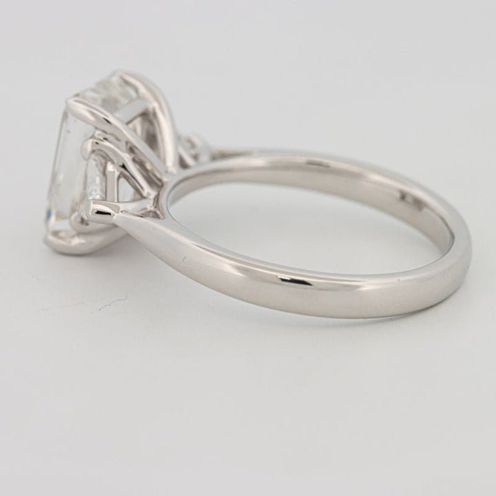 3 CT Emerald Cut Trilogy Solitaire (LG) - ZIZOV DIAMONDS