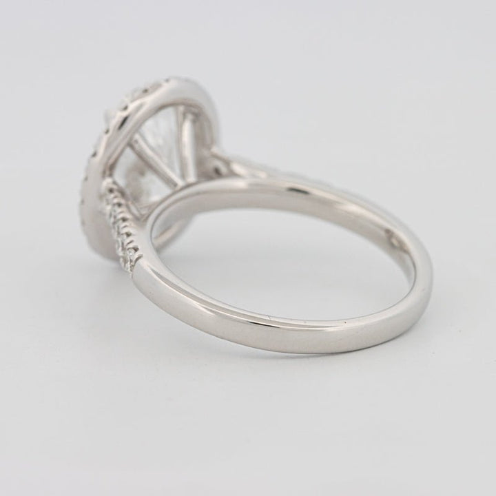 3 CT Oval Cut Halo Pavé Solitaire (LG) - ZIZOV DIAMONDS