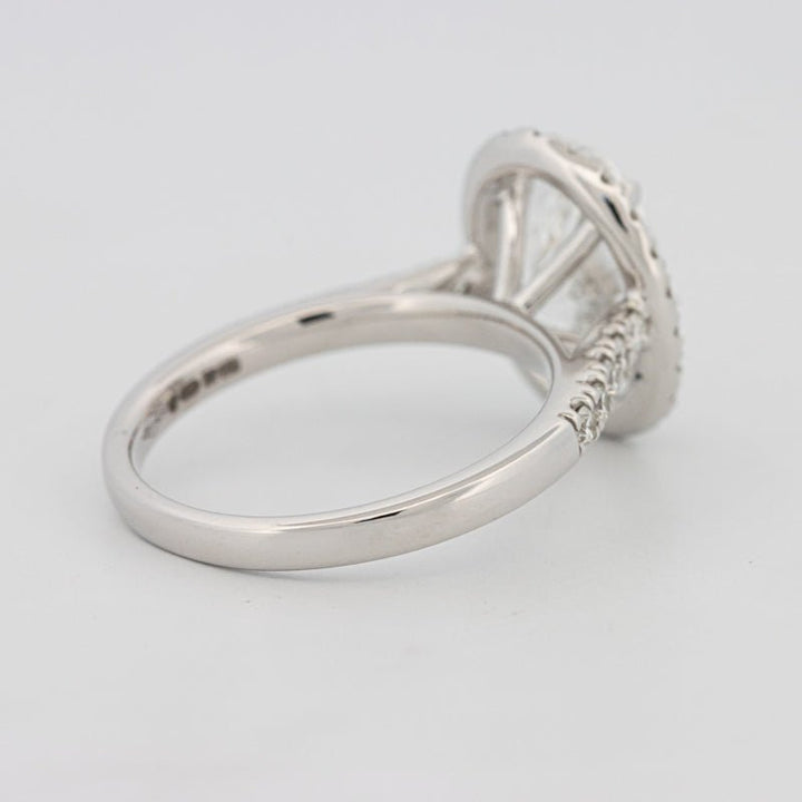 3 CT Oval Cut Halo Pavé Solitaire (LG) - ZIZOV DIAMONDS