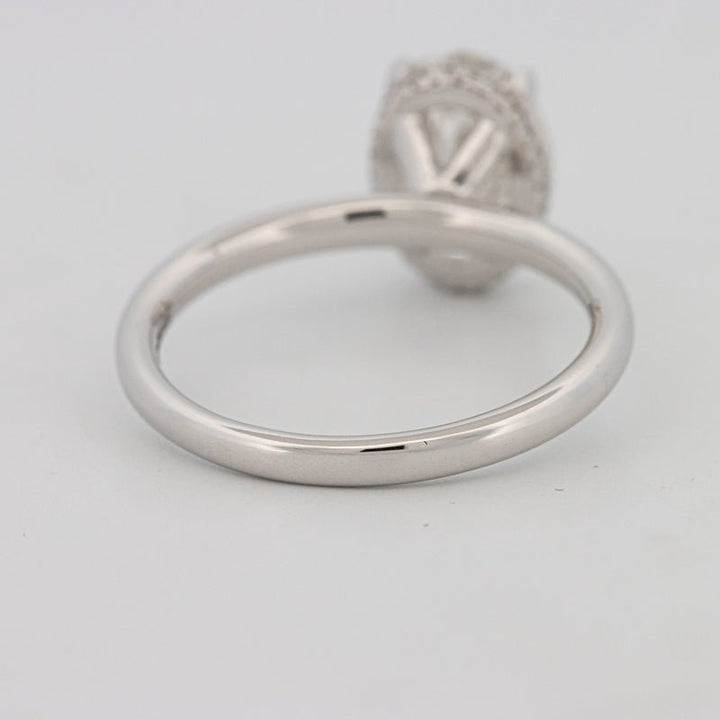 3 CT Oval Cut Under - Halo Solitaire (LG) - ZIZOV DIAMONDS