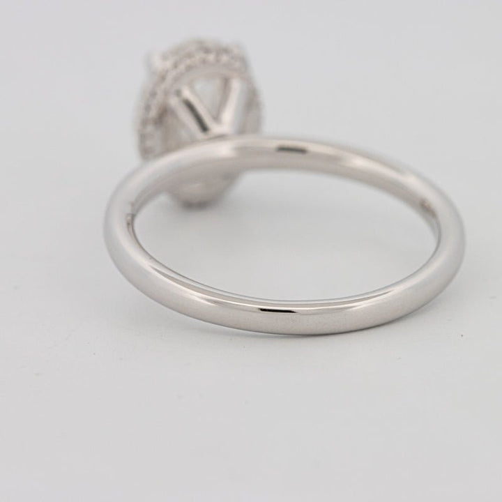 3 CT Oval Cut Under - Halo Solitaire (LG) - ZIZOV DIAMONDS