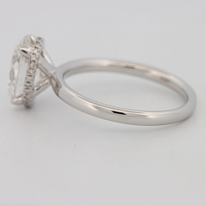 3 CT Oval Cut Under - Halo Solitaire (LG) - ZIZOV DIAMONDS