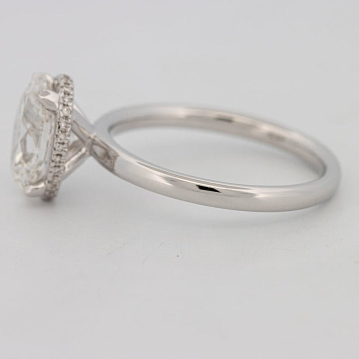 3 CT Oval Cut Under - Halo Solitaire (LG) - ZIZOV DIAMONDS