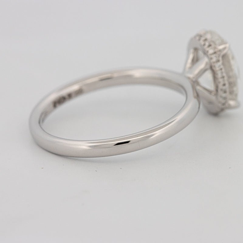 3 CT Oval Cut Under - Halo Solitaire (LG) - ZIZOV DIAMONDS